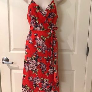 Lovely orange flower dress